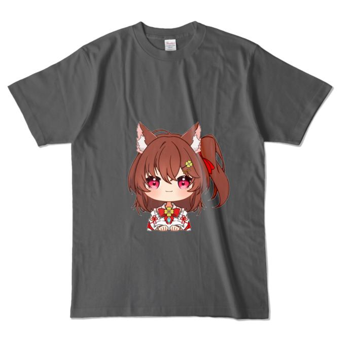 カラーTシャツ - L - チャコール (濃色)