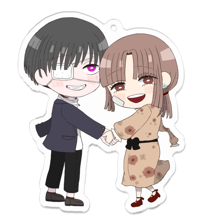 アクリルキーホルダー - 70 x 70 (mm)