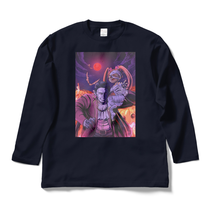 ロングスリーブTシャツ - L - ネイビー