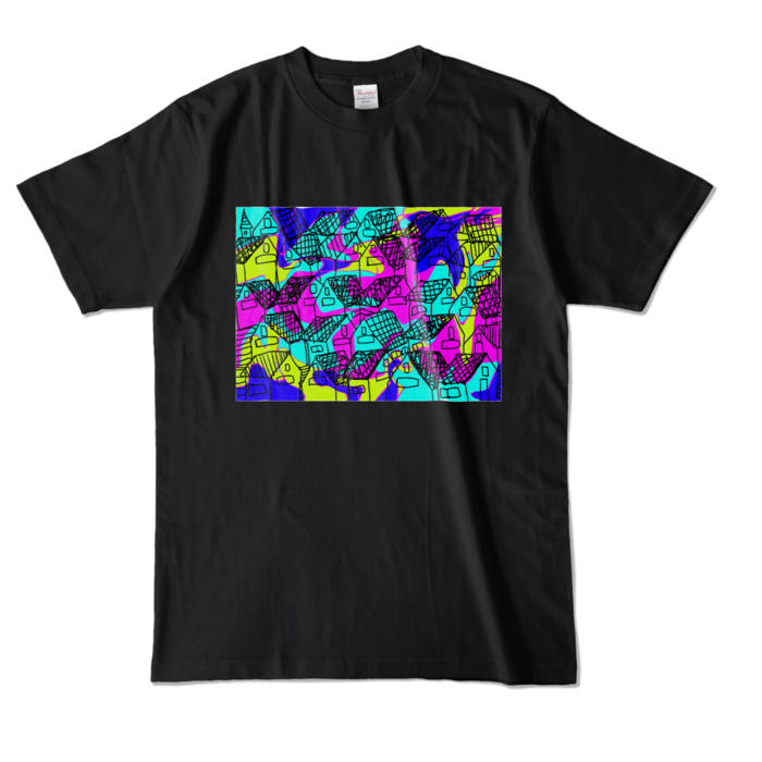 カラーTシャツ - L - ブラック (濃色)