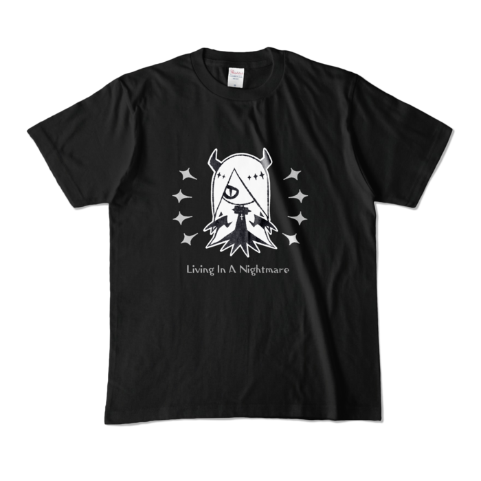 カラーTシャツ(濃色) - M - 正面 - ブラック