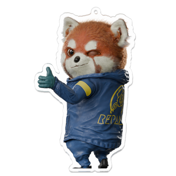 アクリルキーホルダー - 100 x 100 (mm)