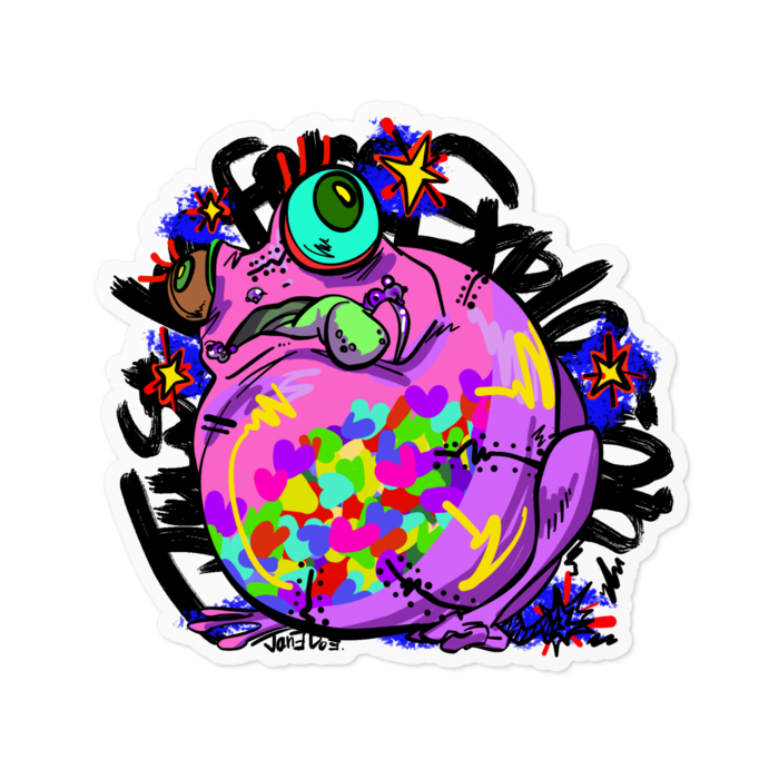 ステッカー - 100 x 100 (mm)