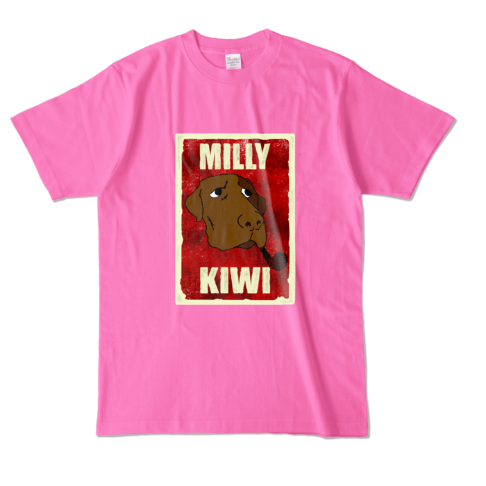 カラーTシャツ - L - ピンク (濃色)