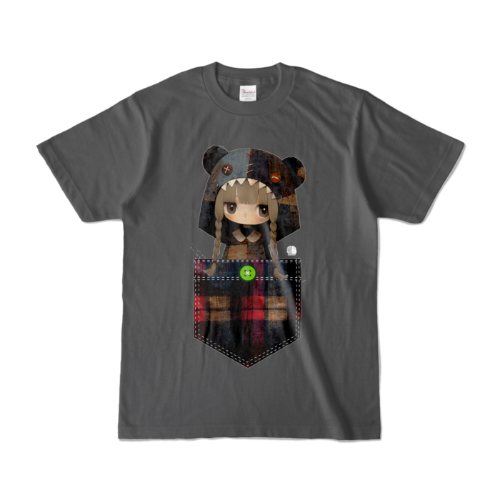 カラーTシャツ - S - チャコール (濃色)