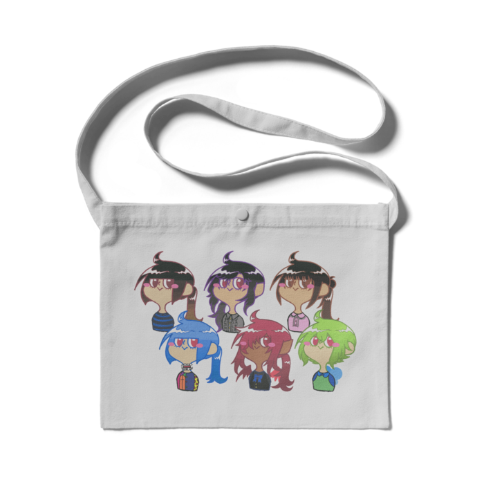 サコッシュ - 300 x 230 (mm)ライトグレー