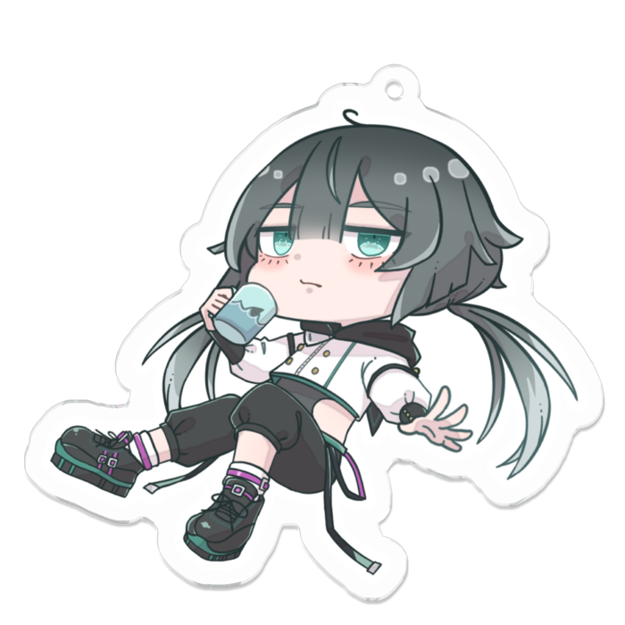 アクリルキーホルダー(コーティング) - 70 x 70 (mm)