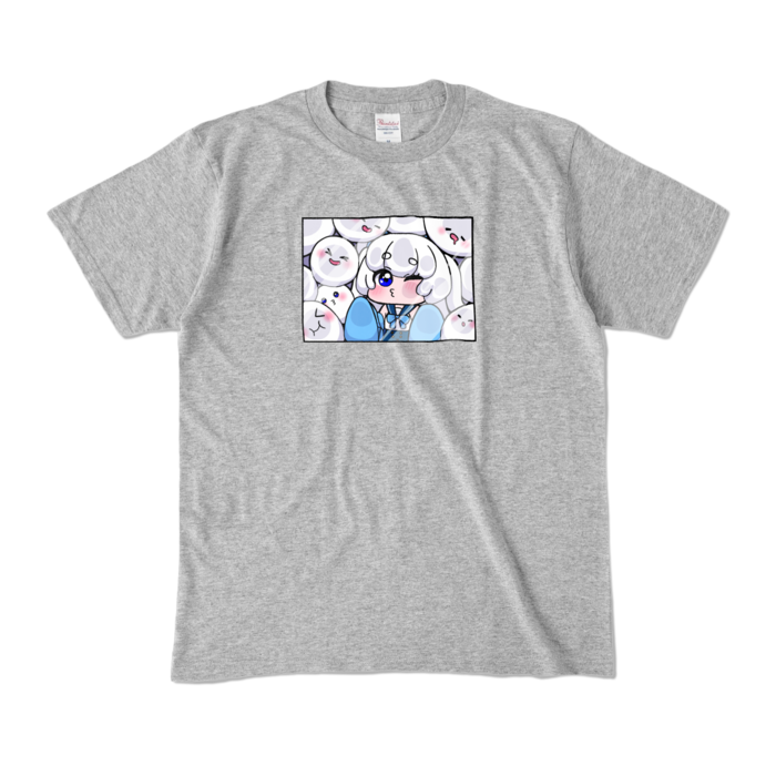 カラーTシャツ - M - 杢グレー （濃色）