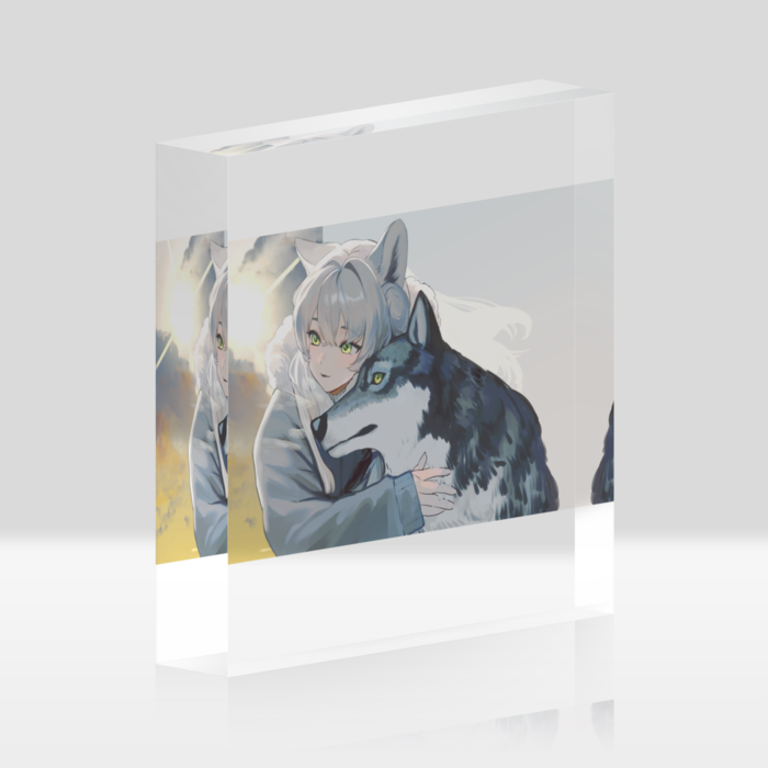 A-アクリルブロック - 100x100mm