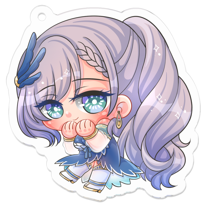 アクリルキーホルダー - 50 x 50 (mm)