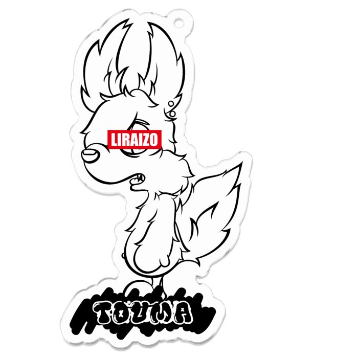 アクリルキーホルダー - 70 x 70 (mm)