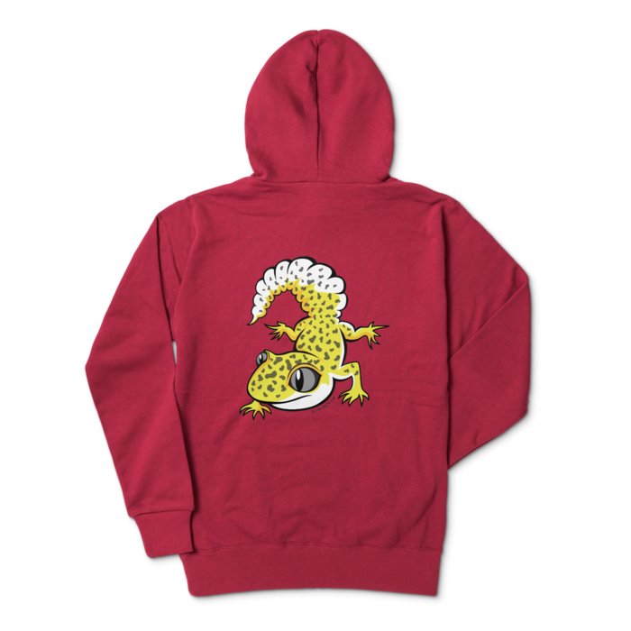 ジップパーカー - L - バーガンディ