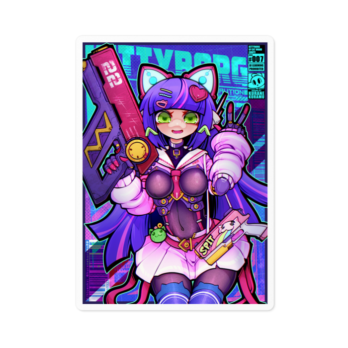 ステッカー - 100 x 100 (mm)