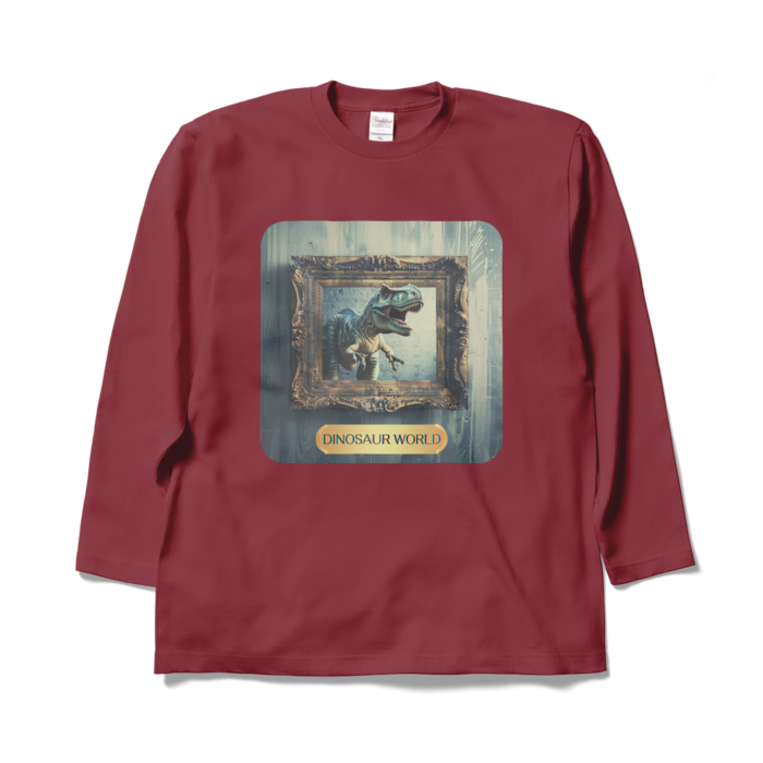 ロングスリーブTシャツ - XL - バーガンディ