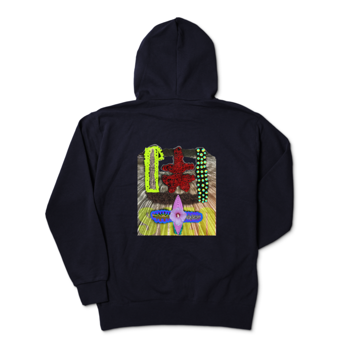 ジップパーカー - XL - ネイビー