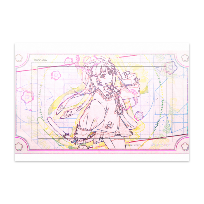 原画風ポストカードB