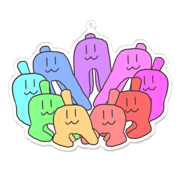 アクリルキーホルダー - 100 x 100 (mm)