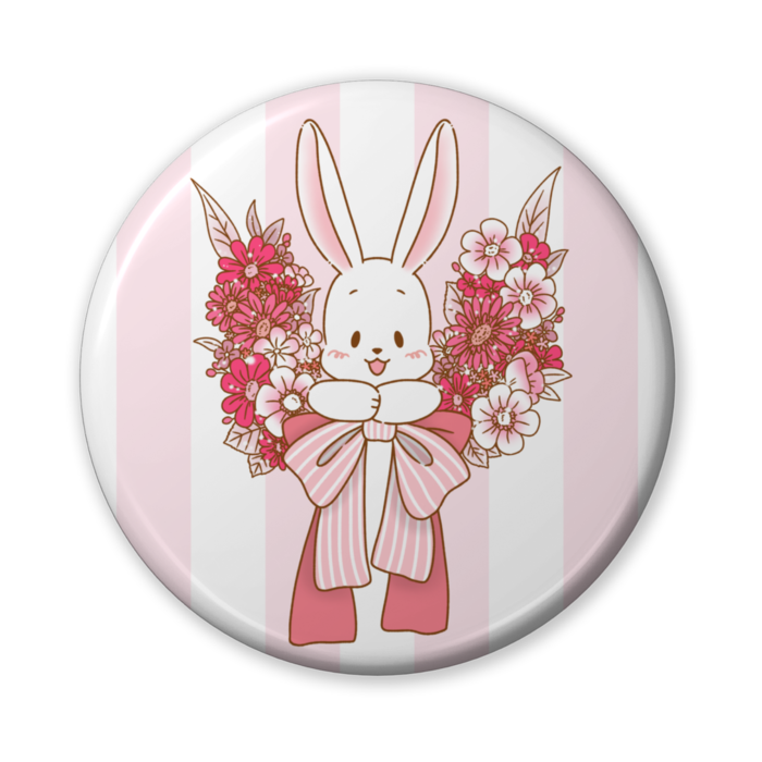 缶バッジ(バリュー) - 56mm⑤ピンク