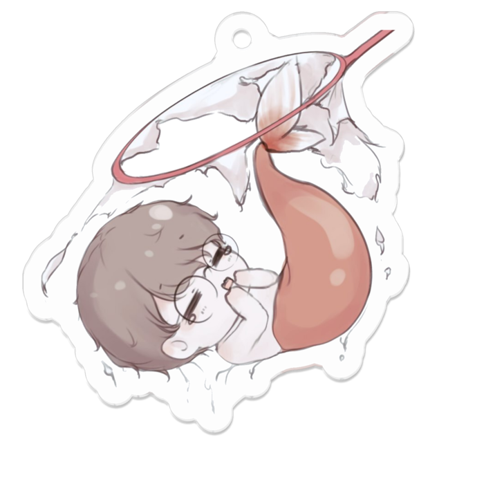 アクリルキーホルダー - 50 x 50 (mm)