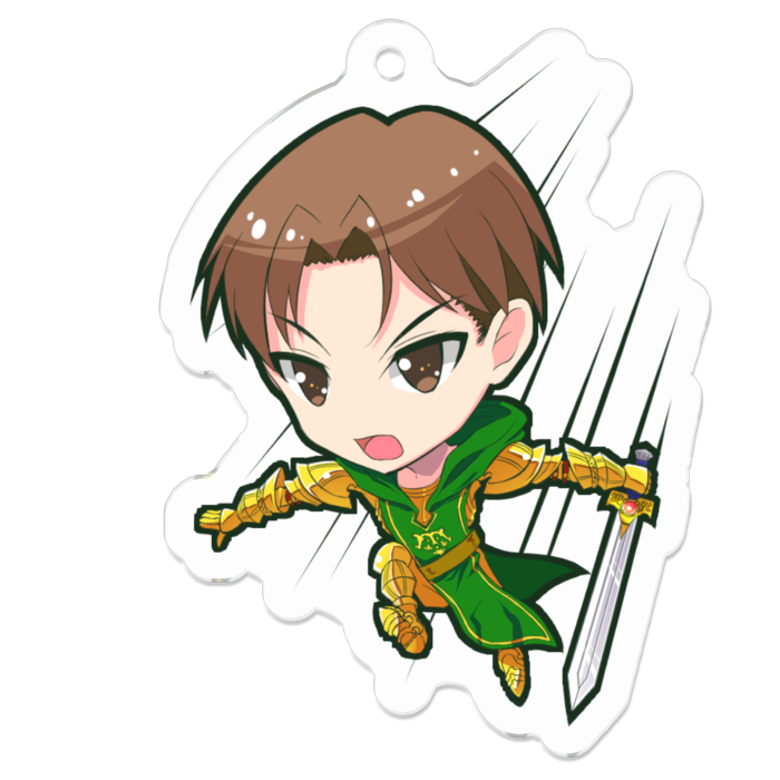 Fft 神殿騎士 イズルード アクリルキーホルダー Usurahi Booth