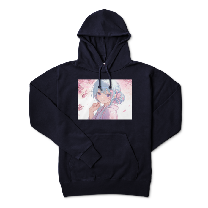 パーカー - L - ネイビー