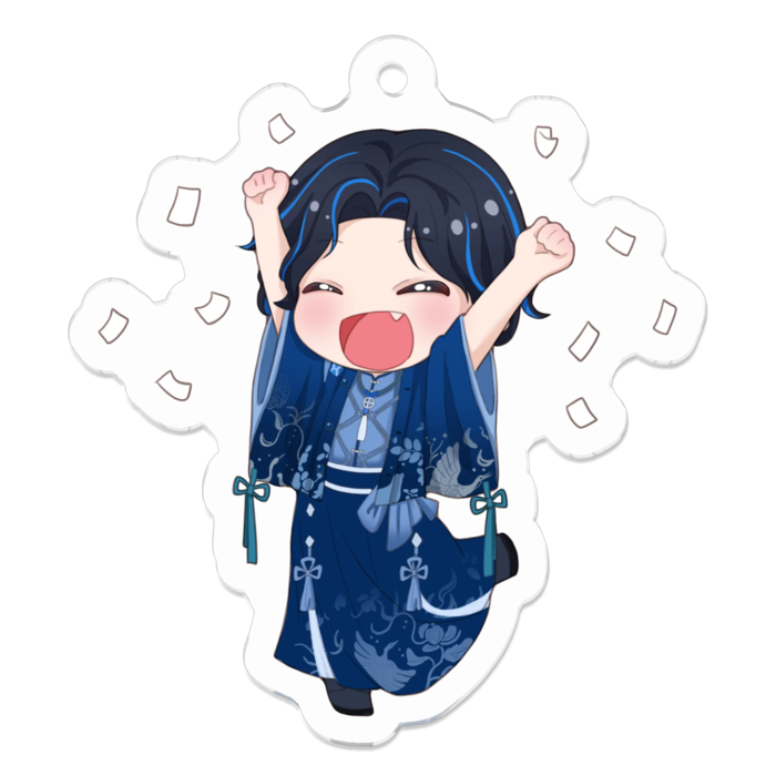 アクリルキーホルダー（コーティング） - 50 x 50 (mm)