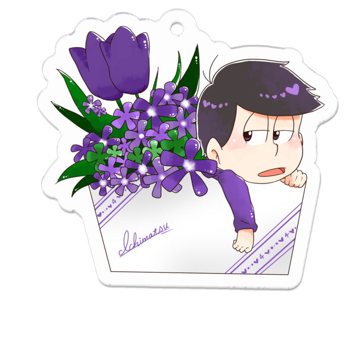 アクリルキーホルダー - 50 x 50 (mm)