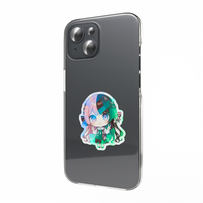 ホログラムスマホステッカー - 縦