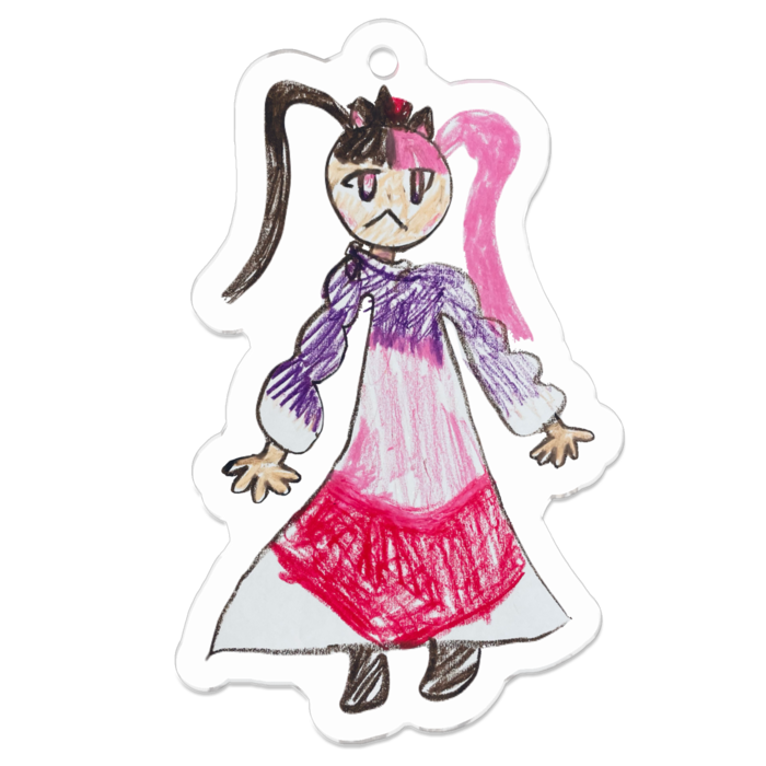 アクリルキーホルダー - 50 x 50 (mm)