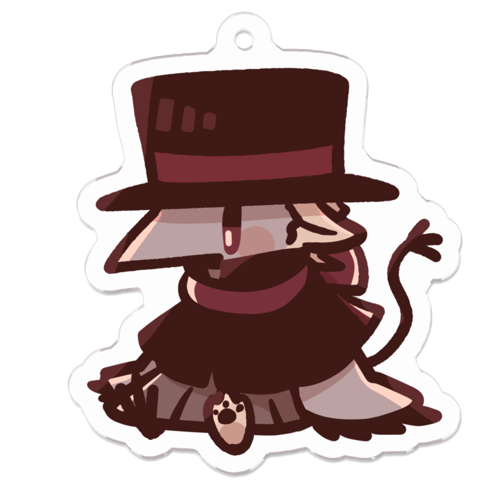 アクリルキーホルダー - 50 x 50 (mm)