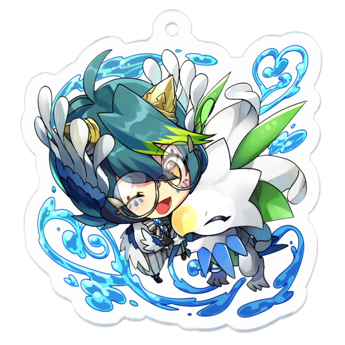 アクリルキーホルダー - 50 x 50 (mm)