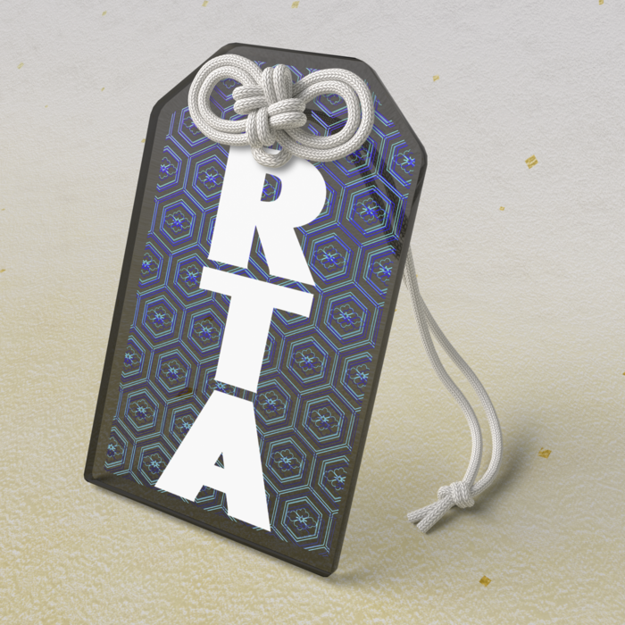 アクリルお守り - 50 × 80mm