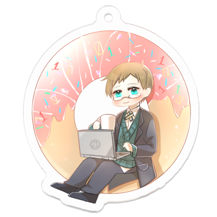 アクリルキーホルダー - 50 x 50 (mm)