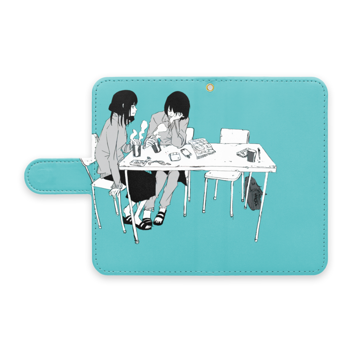 手帳型Androidケース - S - ストラップ穴 あり