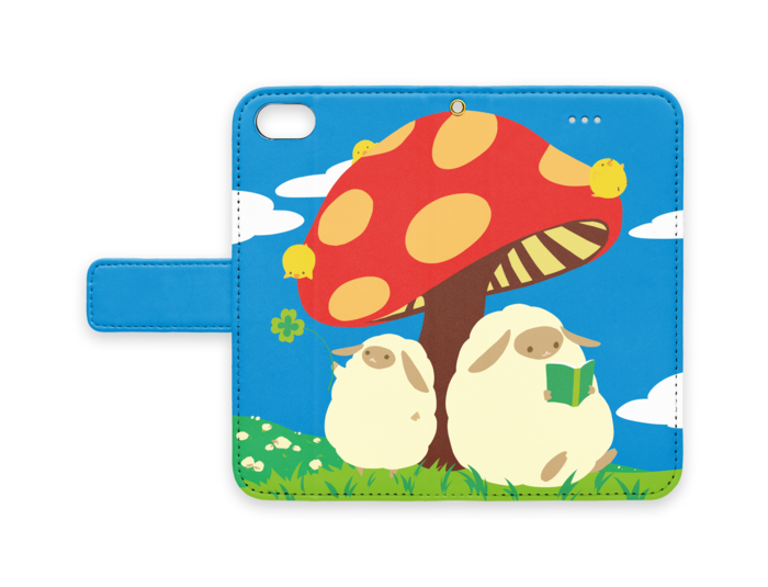 手帳型iPhoneケース - iPhone 8 / 7 - ストラップ穴 あり