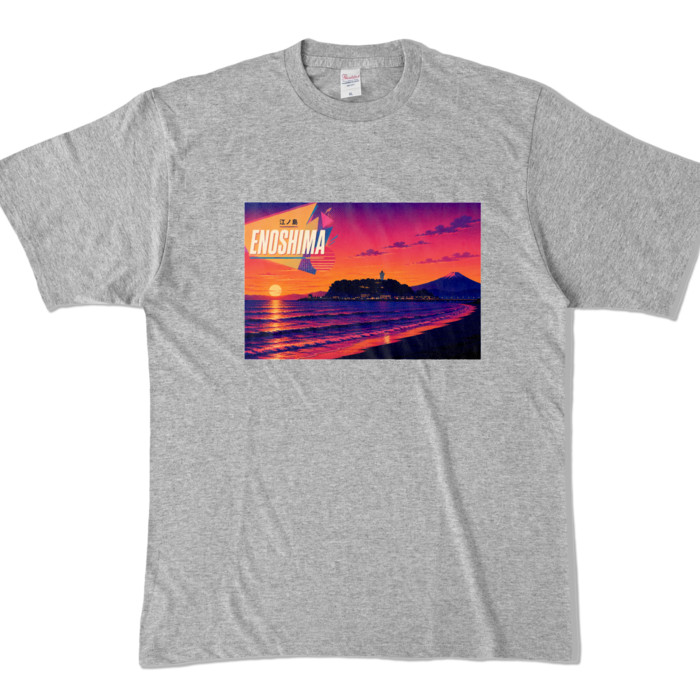 カラーTシャツ - XL - 杢グレー (濃色)