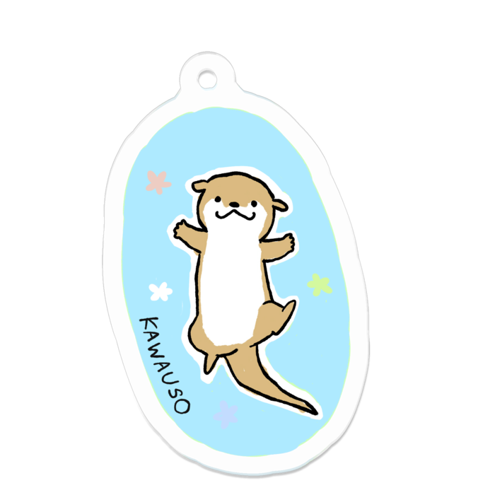 アクリルキーホルダー - 50 x 50 (mm)