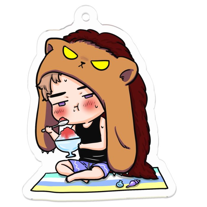 アクリルキーホルダー - 50 x 50 (mm)