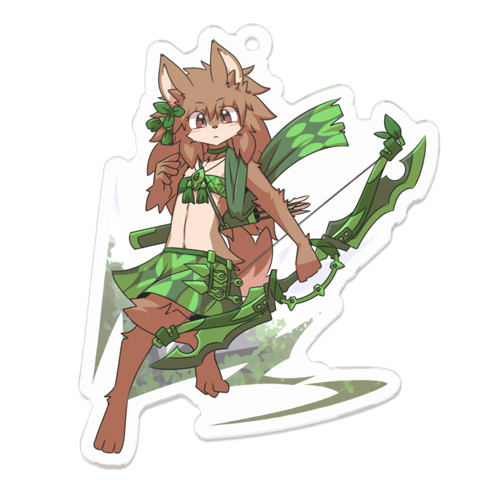 アクリルキーホルダー - 70 x 70 (mm)