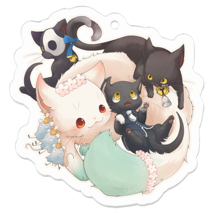 アクリルキーホルダー - 50 x 50 (mm)