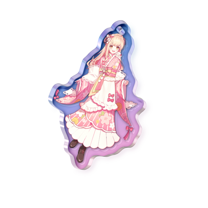 ひつじ大正浪漫衣装② - 50 × 50mm