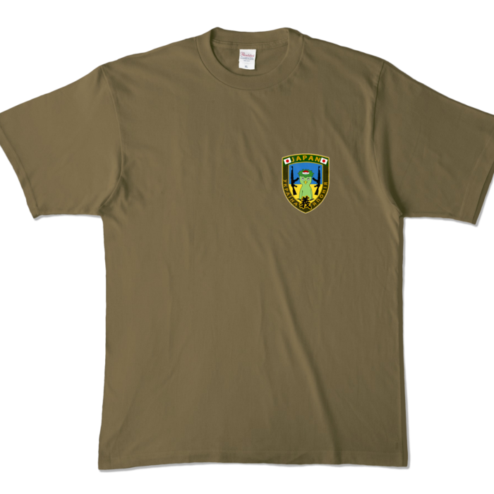 カラーTシャツ - XL - オリーブ (濃色)