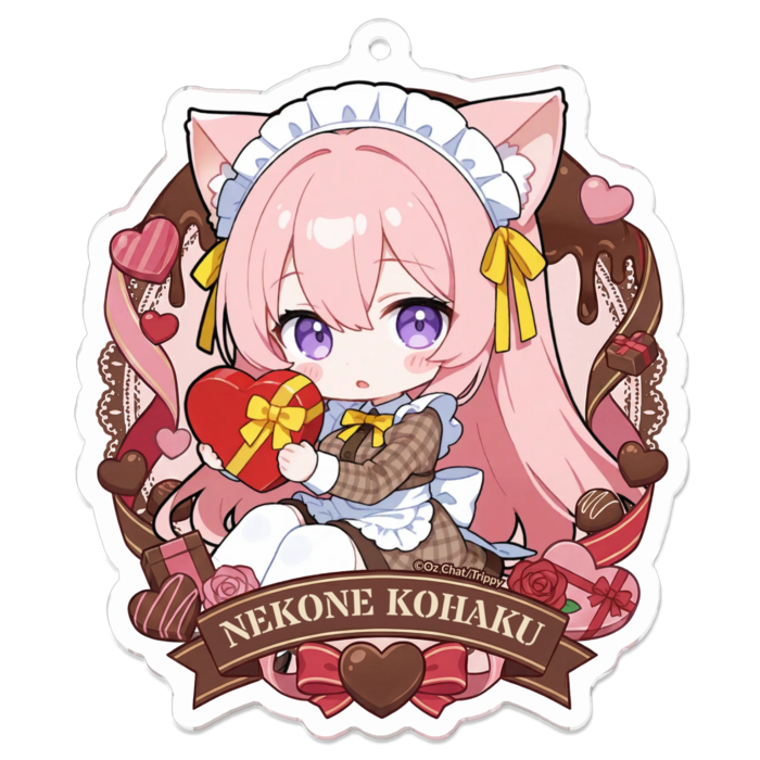 アクリルキーホルダー - 70 x 70 (mm)