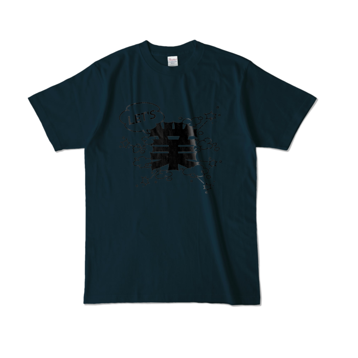 カラーTシャツ - L - ネイビー (濃色)