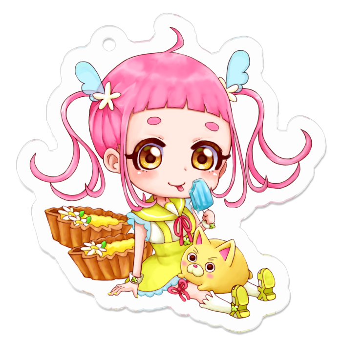 アクリルキーホルダー - 50 x 50 (mm)