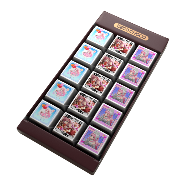 DECOチョコ - 列ごとにデザイン