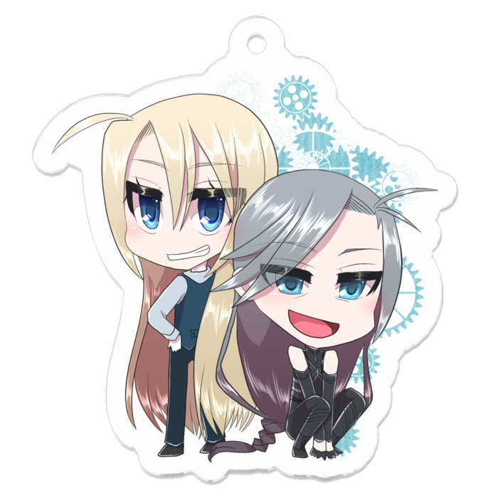 アクリルキーホルダー - 50 x 50 (mm)