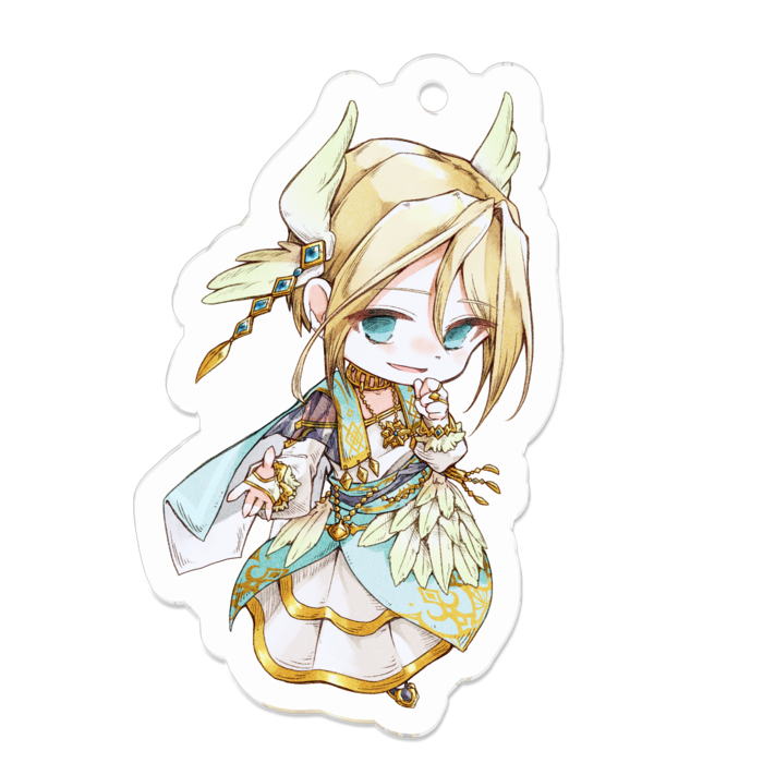 【普通】アクリルキーホルダー - 50 x 50 (mm)(1)