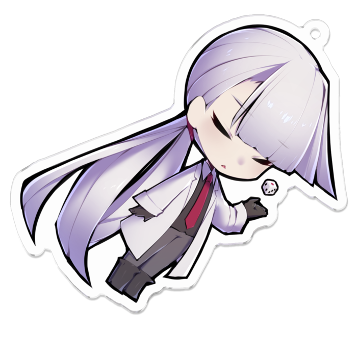 アクリルキーホルダー（コーティング） - 70 x 70 (mm)