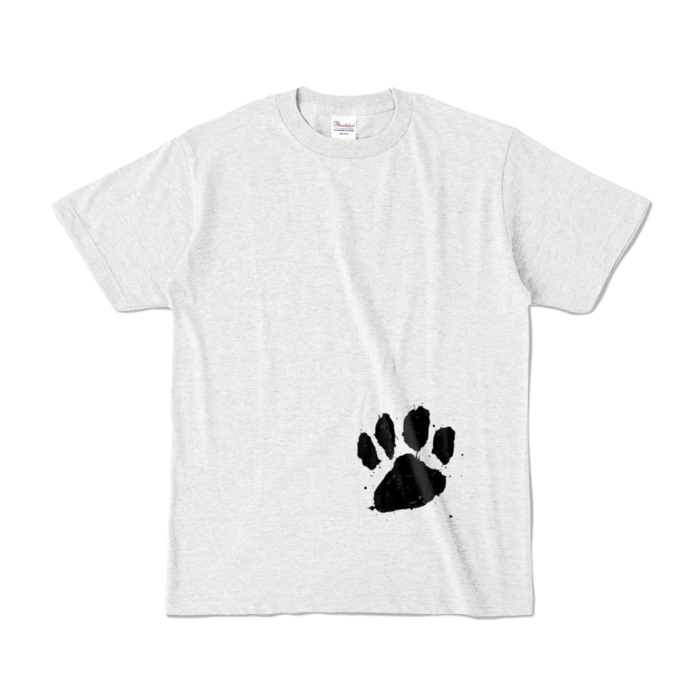 カラーTシャツ(淡色) - S - 正面 - アッシュ
